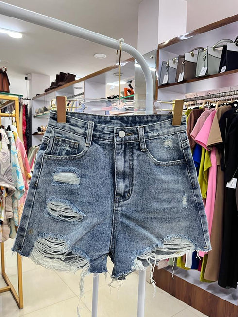 Denim Shorts Ripped Jeans